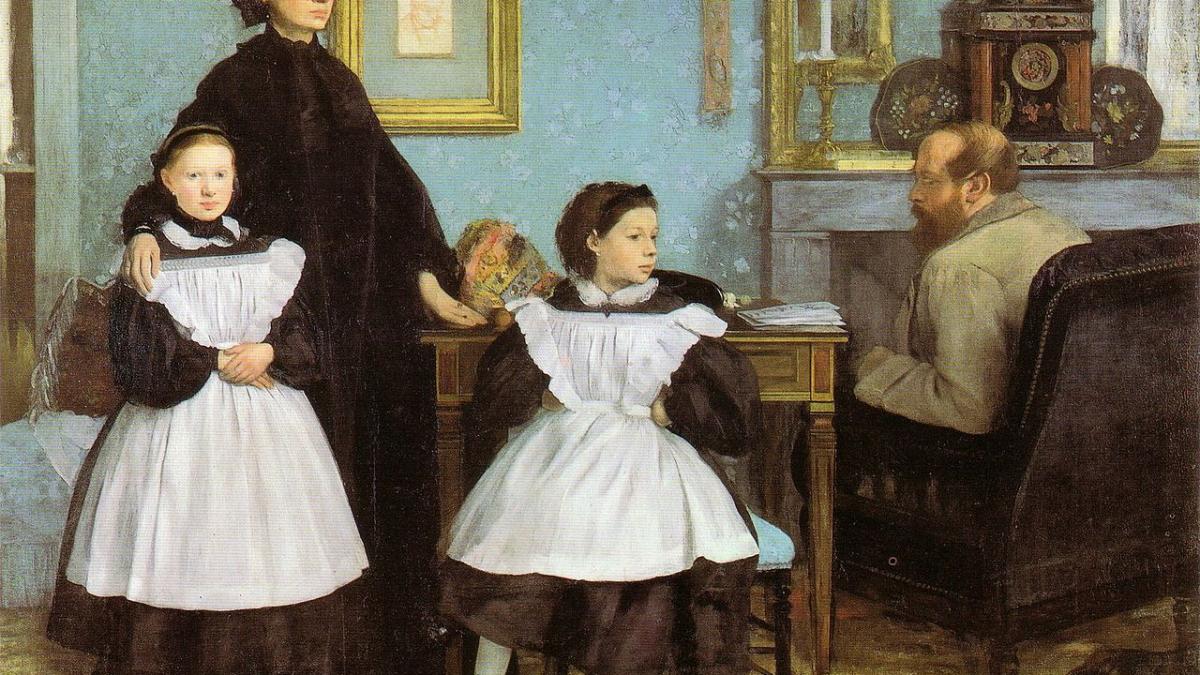 Edgar degas, La Famille Bellelli, 1867